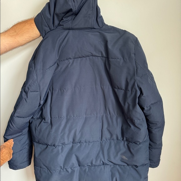 ONLY USED ONCE: Tommy Hilfiger Hooded Parka - navy blue size XL - Picture 6 of 7